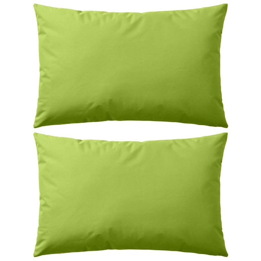 Buitenkussens Appeltjesgroen 2 St 60 x 40 cm Appelgroen