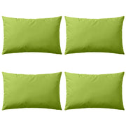 Buitenkussens 60x40 cm appeltjesgroen 4 stuks