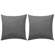 Buitenkussens 45x45 cm grijs 2 stuks