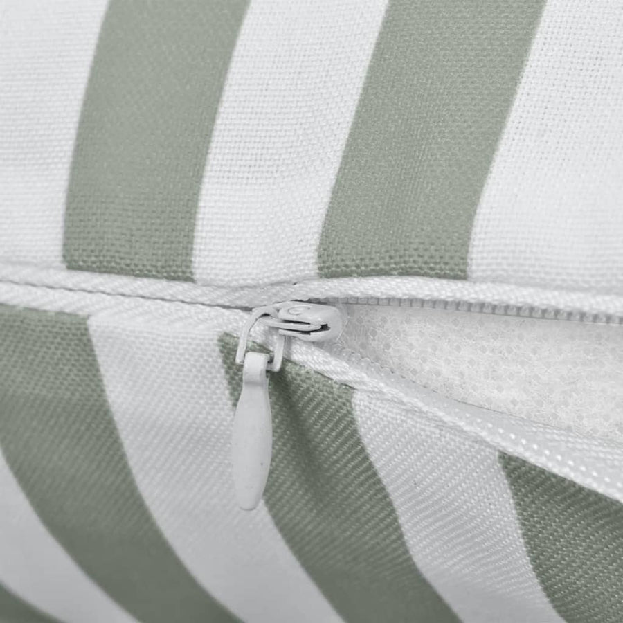 Buitenkussens Gestreept Grijs St 2 45 x 45 cm grey stripe