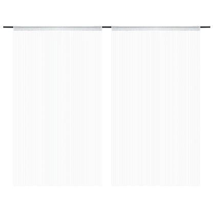 Draadgordijnen 100X50 Cm 100 cm Wit