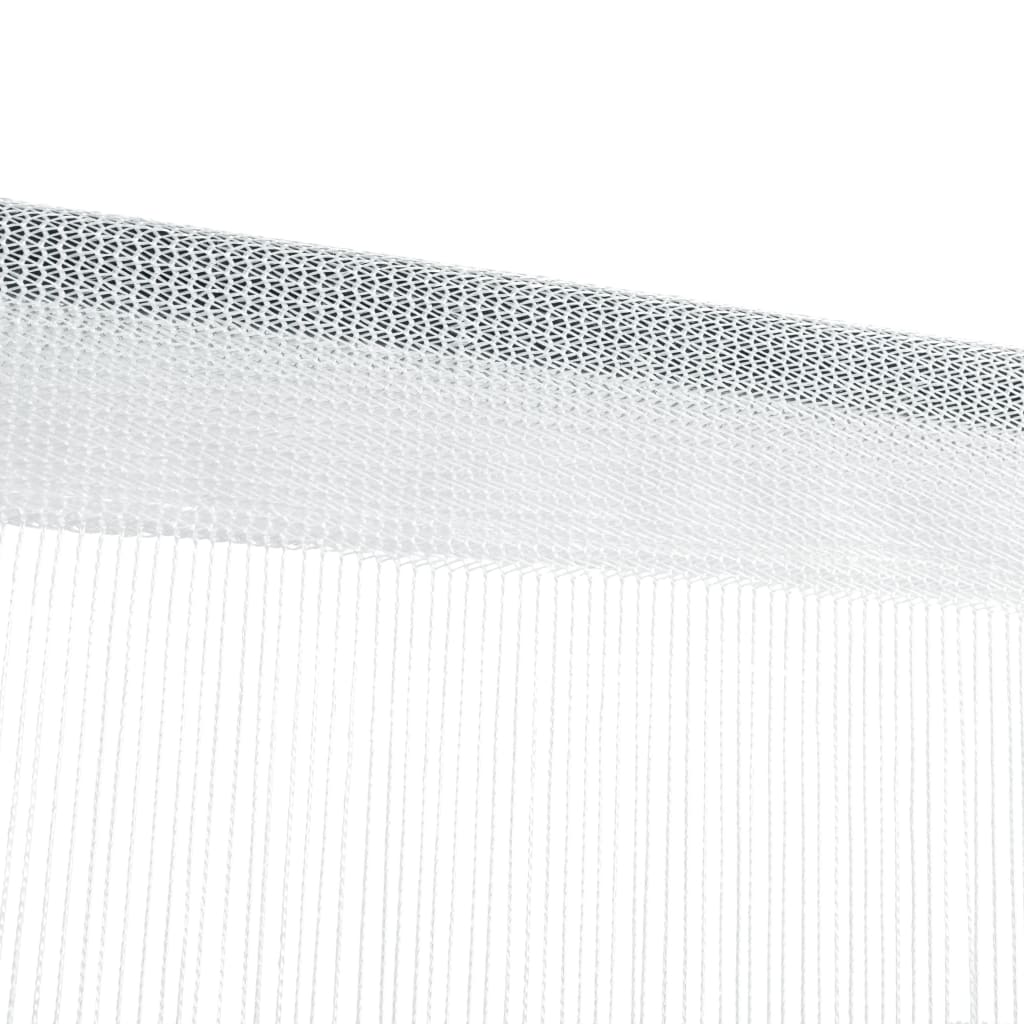 Draadgordijnen 100X50 Cm 100 cm Wit