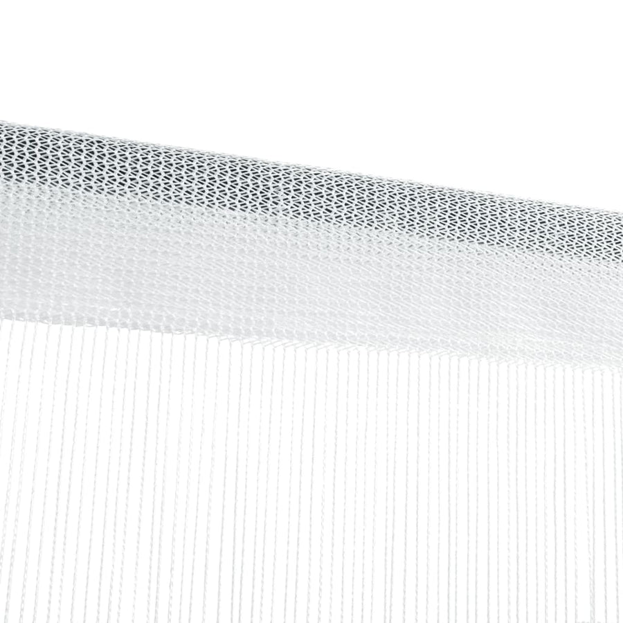 Draadgordijnen 100X50 Cm 100 cm Wit