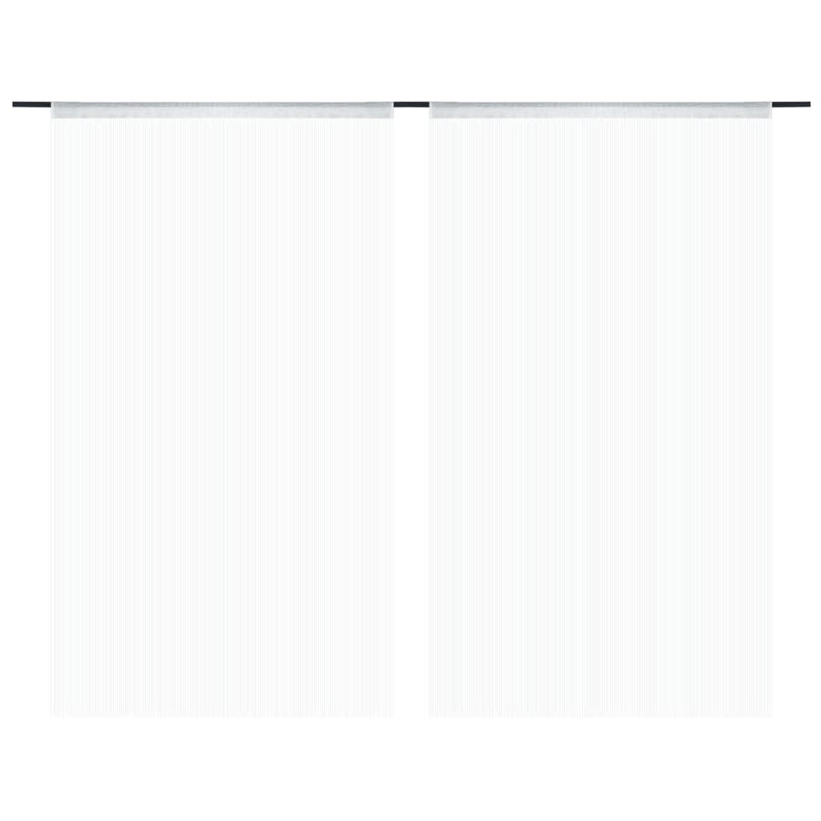 Draadgordijnen 140X50 Cm 140 cm Wit
