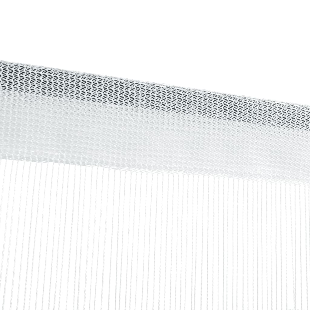 Draadgordijnen 140X50 Cm 140 cm Wit