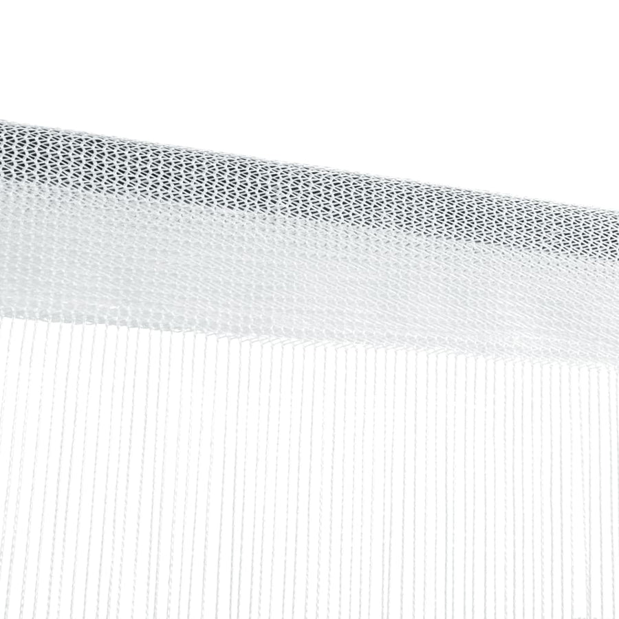 Draadgordijnen 140X50 Cm 140 cm Wit