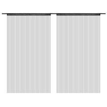 Draadgordijnen 100X50 Cm 100 cm Zwart