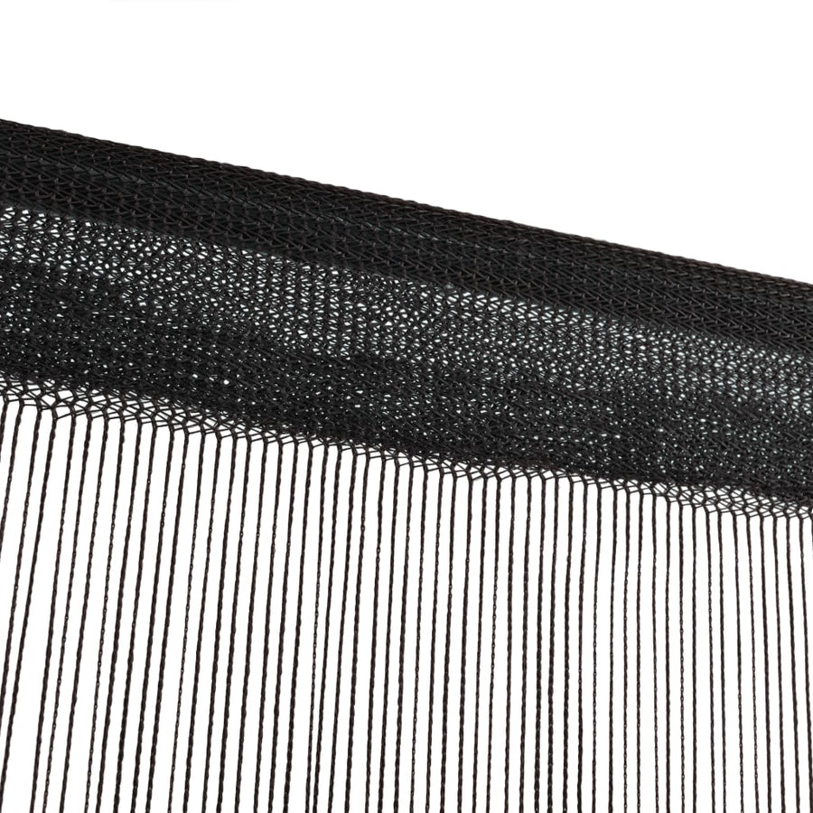 Draadgordijnen 100X50 Cm 100 cm Zwart