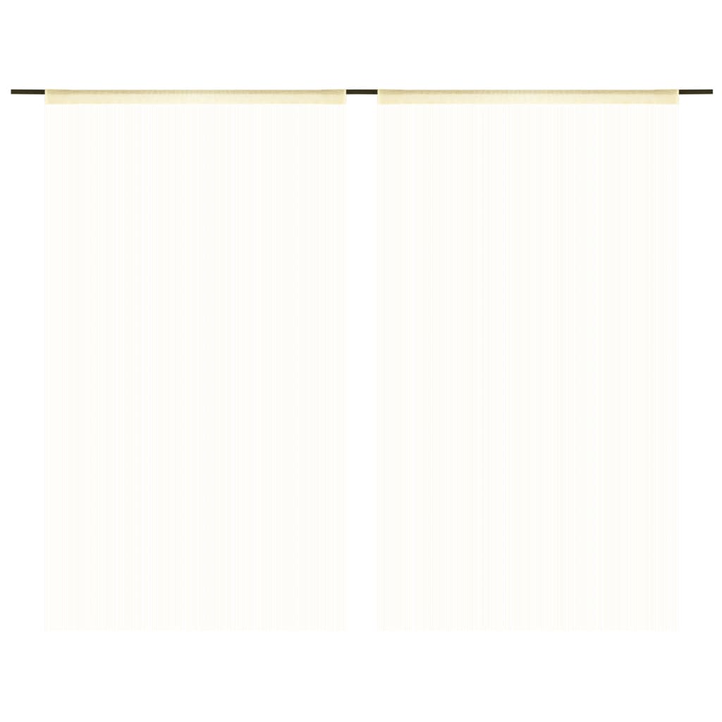 Draadgordijnen 140X50 Cm St 140 cm Crème