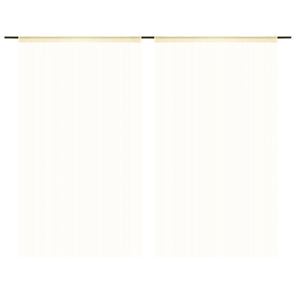 Draadgordijnen 140X50 Cm St 140 cm Crème