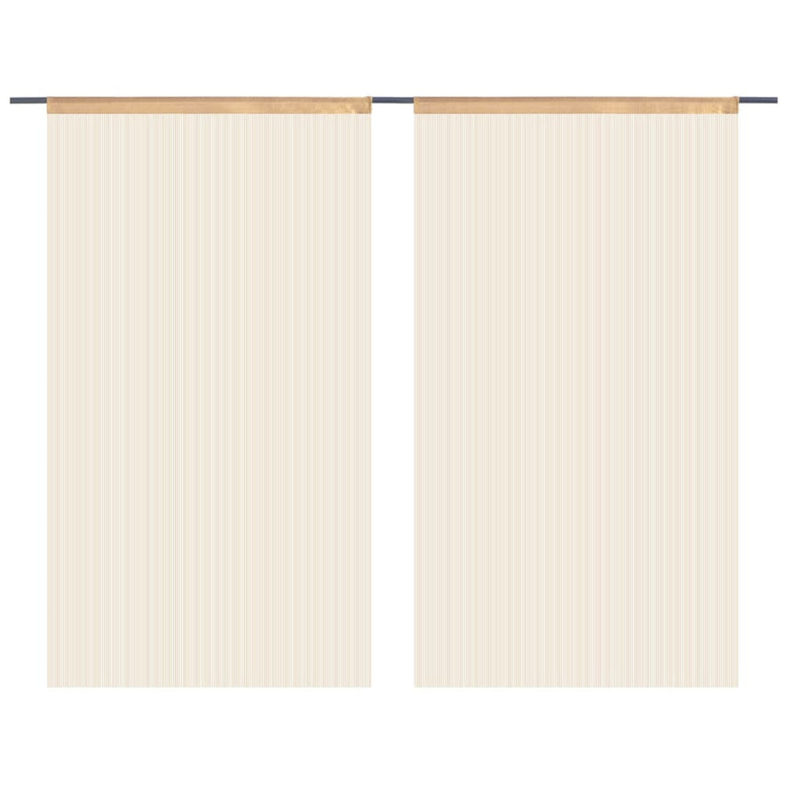 Draadgordijnen 100X50 Cm St 100 cm Beige