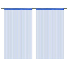 Draadgordijnen 100X50 Cm St 100 cm Blauw