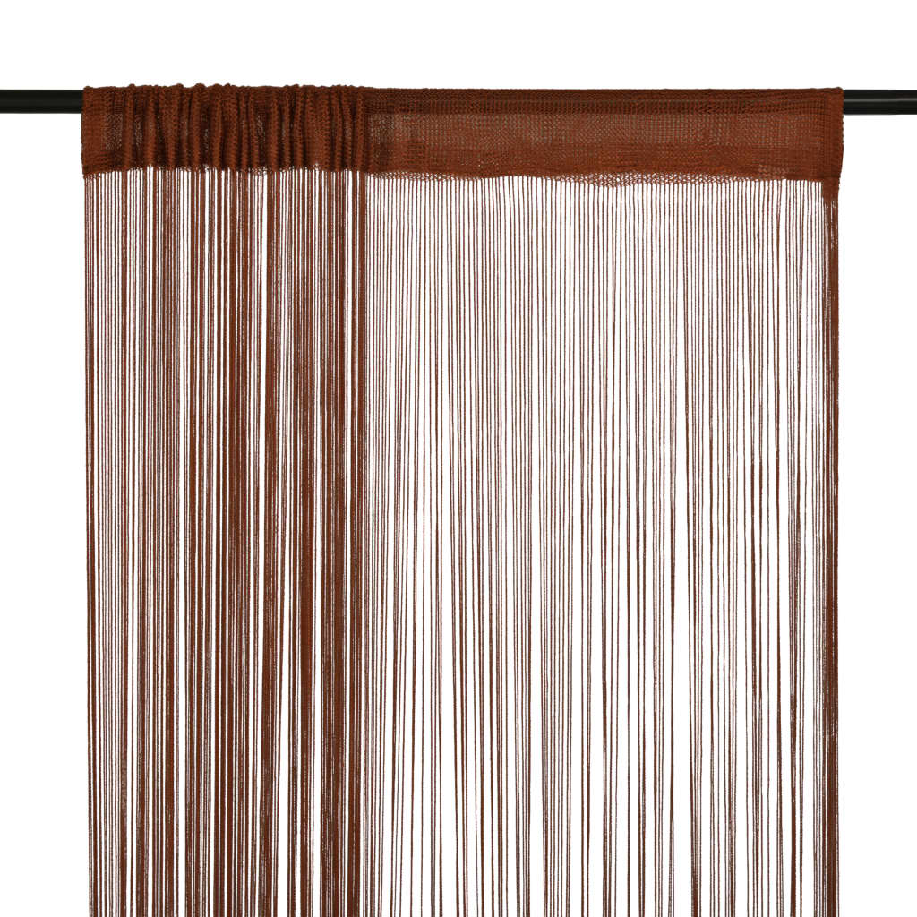 Draadgordijnen 100X50 Cm St 100 cm Bruin