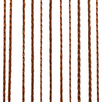 Draadgordijnen 140X50 Cm St 140 cm Bruin