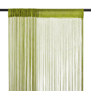 Draadgordijnen 100x250 cm groen 2 stuks