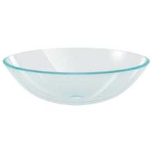 Wasbak Gehard Glas 42 Cm Transparant Doorzichtig Geen kraan