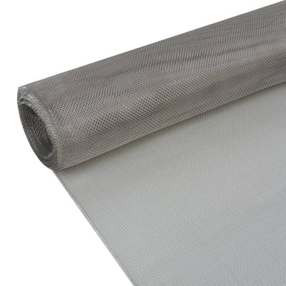 Gaas 100x1000 cm roestvrij staal zilverkleurig 100 x 1000 cm