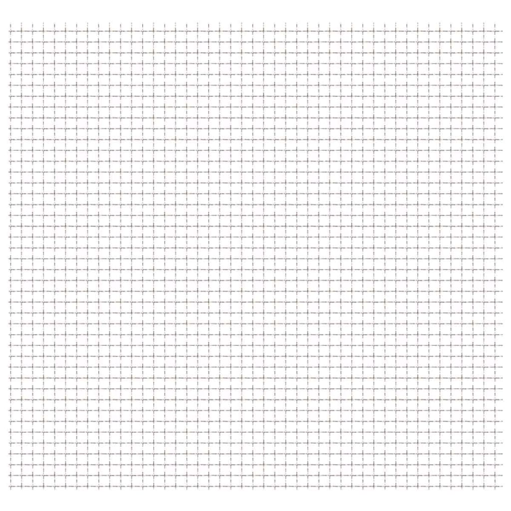 Draadhek Geweven Gaas Xx2 Mm Roestvrij Staal Zilver 11 x 11 x 2 mm 50 x 50 cm