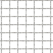 Draadhek Geweven Gaas Xx2 Mm Roestvrij Staal Zilver 11 x 11 x 2 mm 50 x 50 cm