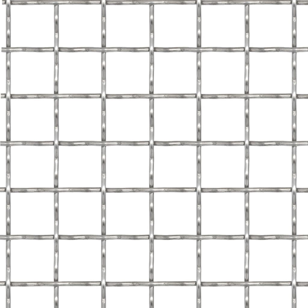 Draadhek geweven gaas 50x50 cm 21x21x2,5 mm roestvrij staal 21 x 21 x 2.5 mm 50 x 50 cm