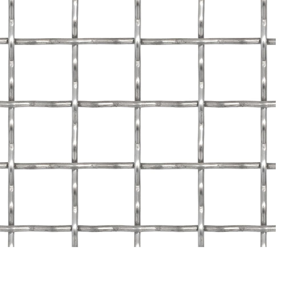 Draadhek geweven gaas 50x50 cm 21x21x2,5 mm roestvrij staal 21 x 21 x 2.5 mm 50 x 50 cm