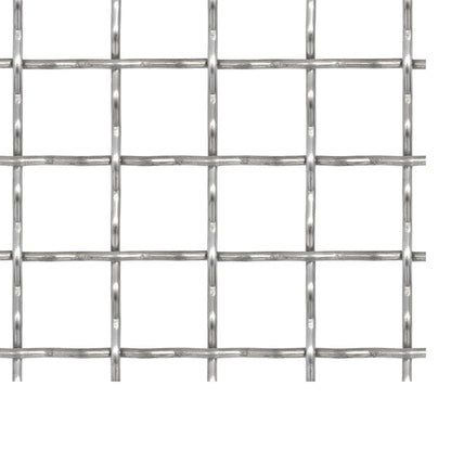 Draadhek geweven gaas 50x50 cm 21x21x2,5 mm roestvrij staal 21 x 21 x 2.5 mm 50 x 50 cm