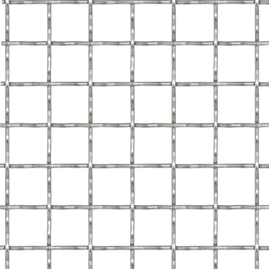 Draadhek Geweven Gaas 3X3X3 Mm Roestvrij Staal Zilver 31 x 31 x 3 mm 100 x 85 cm