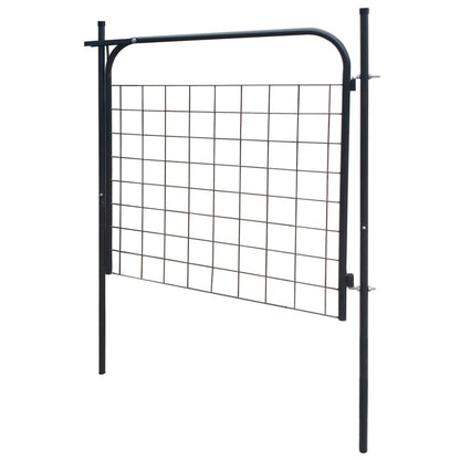 Tuinpoort Antraciet