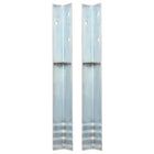 Ground anchor L-shaped 5x5x50 cm galvanized steel 2 pcs