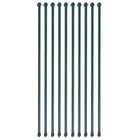 Tuinpalen 1 m metaal groen 10 st
