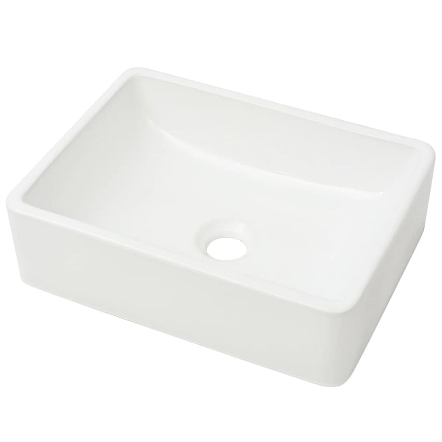 Wastafel 41X30X12 Cm Keramiek Wit