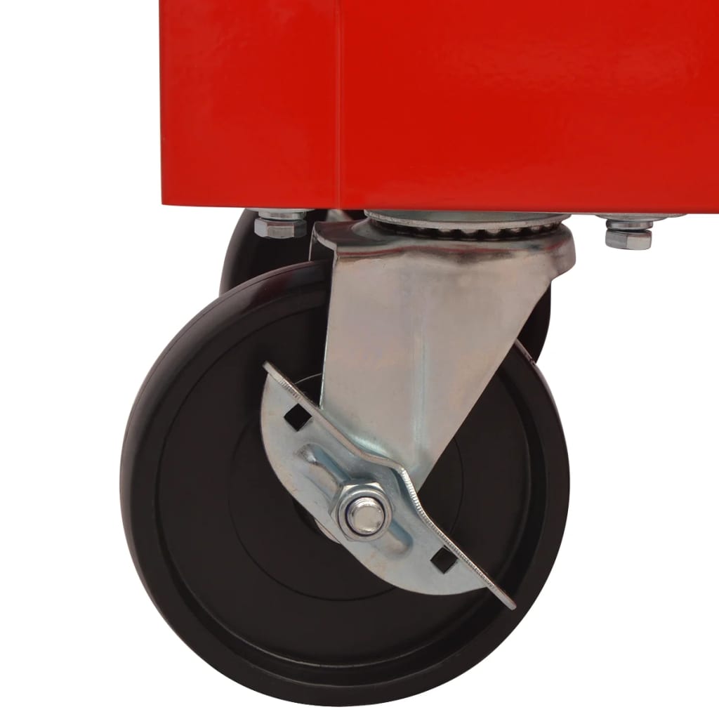 Gereedschapswagen Met 14 Lades Maat Xxl Staal Rood