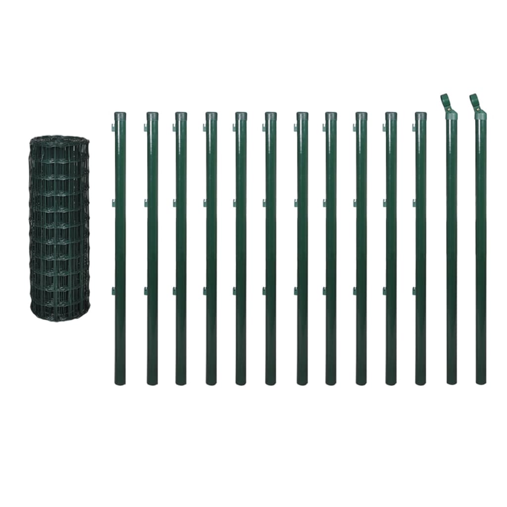 Euro Hek 25X0,8 M Staal Groen 0.8 m 25 m