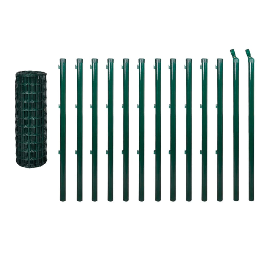 Euro Hek 25X1 M Staal Groen 25 m