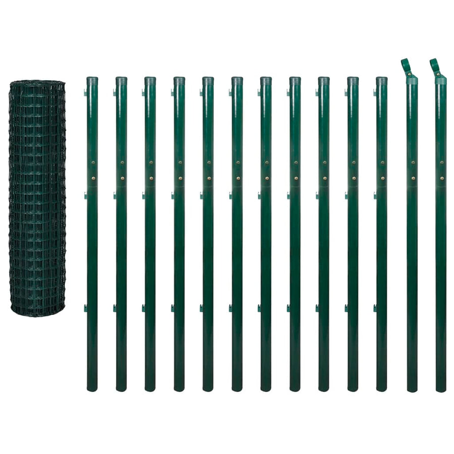 Euro Hek 25X1,7 M Staal Groen 25 m
