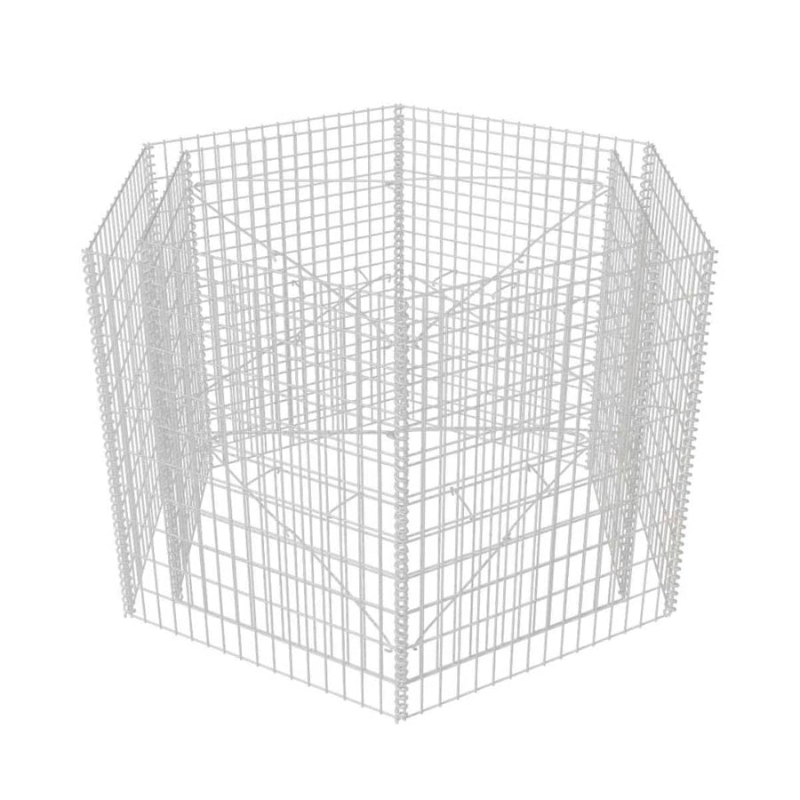 Gabion Plantenbak Verhoogd Zeshoekig 60X40X00 Cm 160 x 139 x 100 cm