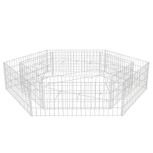 Gabion Plantenbak Verhoogd Zeshoekig 200 x 173 x 40 cm