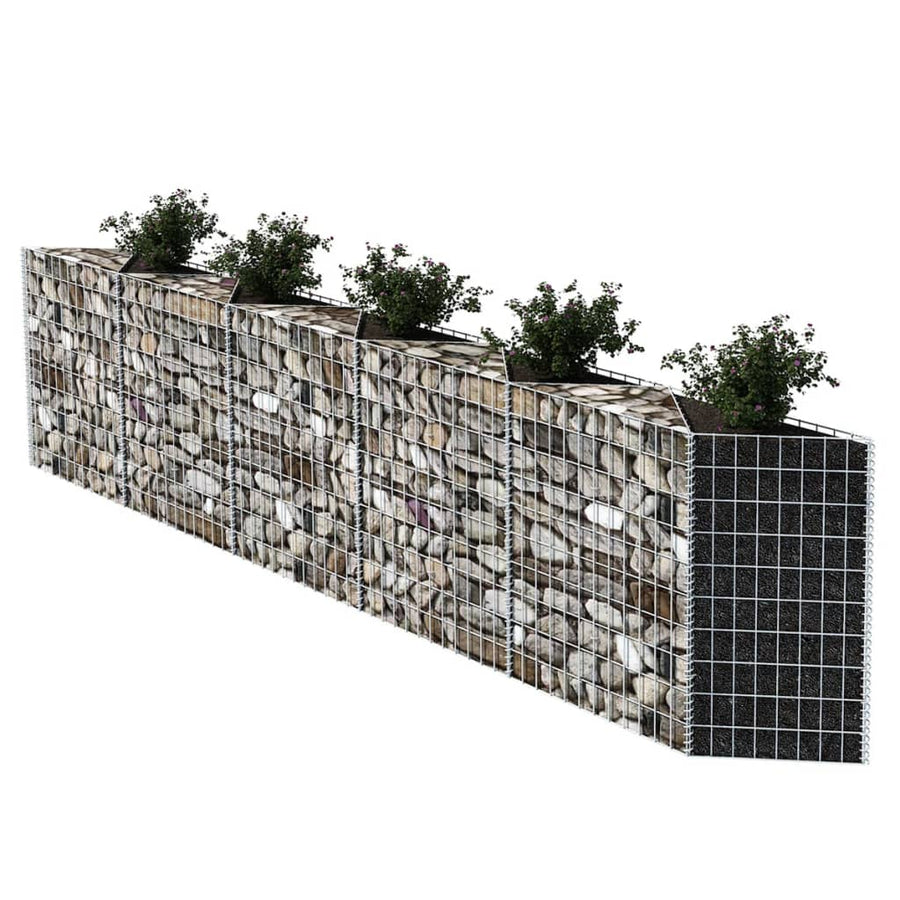 Gabion Mand Gegalvaniseerd Staal 300 x 30 x 100 cm