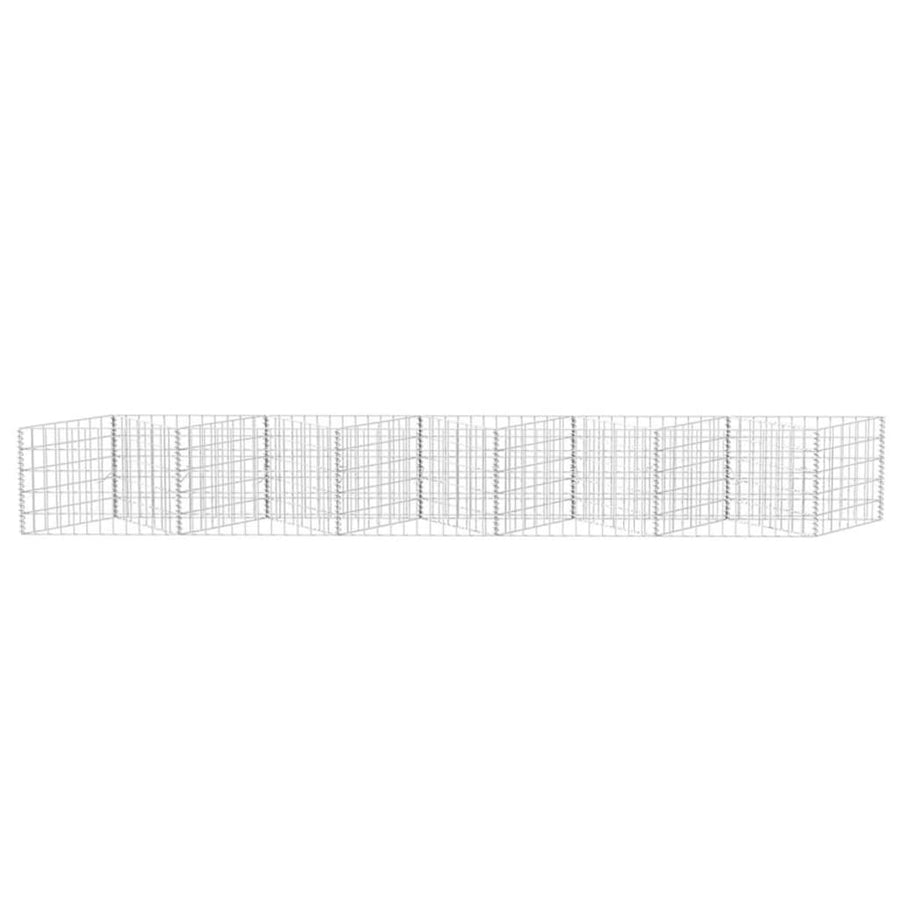 Gabion mand 300x30x50 cm gegalvaniseerd staal 300 x 30 x 50 cm