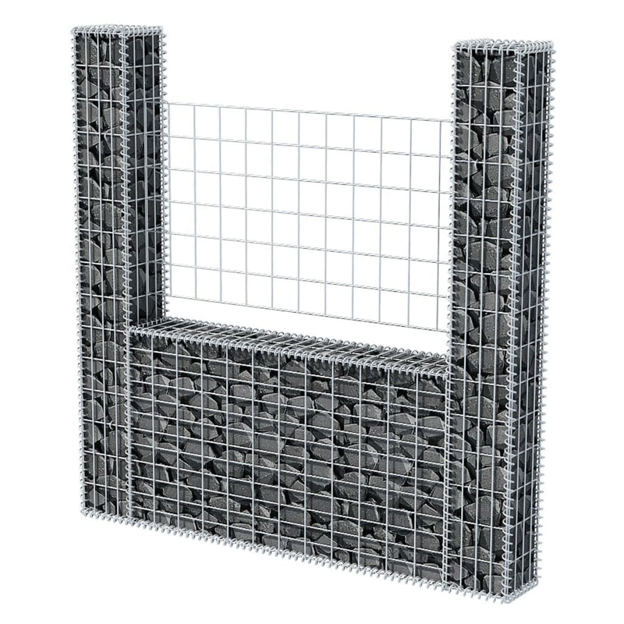 Gabion Mand U-Vormig 160X20X150 Cm Staal