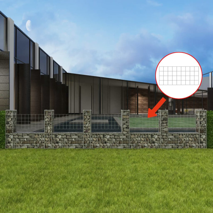 Gabion Mand U-Vormig 160X20X150 Cm Staal