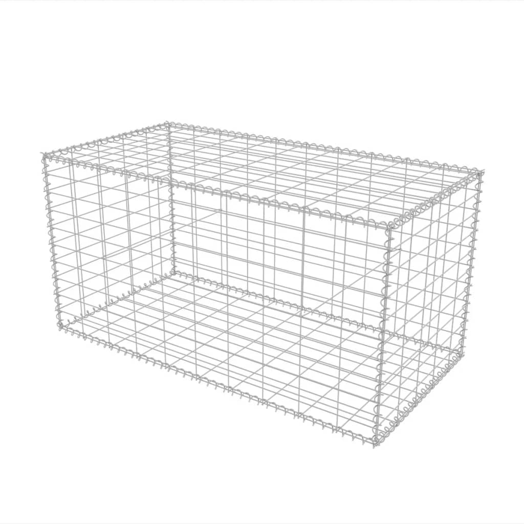 Gabion mand 100x50x50 cm gegalvaniseerd staal 100 x 50 x 50 cm