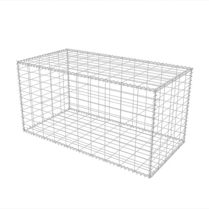 Gabion mand 100x50x50 cm gegalvaniseerd staal 100 x 50 x 50 cm