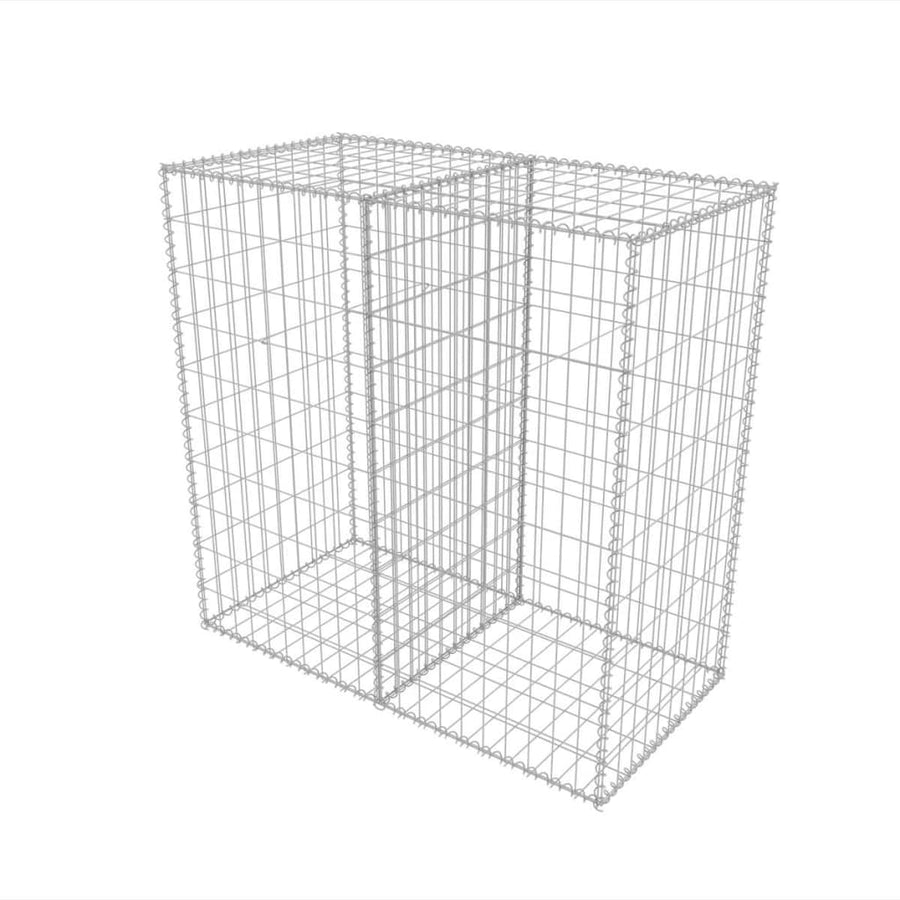 Gabion mand 100x50x100 cm gegalvaniseerd staal 100 x 50 x 100 cm
