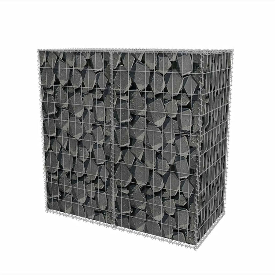 Gabion mand 100x50x100 cm gegalvaniseerd staal 100 x 50 x 100 cm