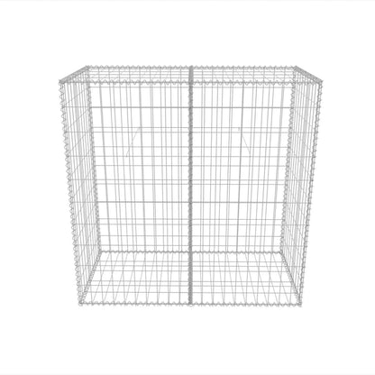 Gabion mand 100x50x100 cm gegalvaniseerd staal 100 x 50 x 100 cm