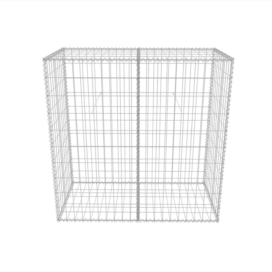 Gabion mand 100x50x100 cm gegalvaniseerd staal 100 x 50 x 100 cm