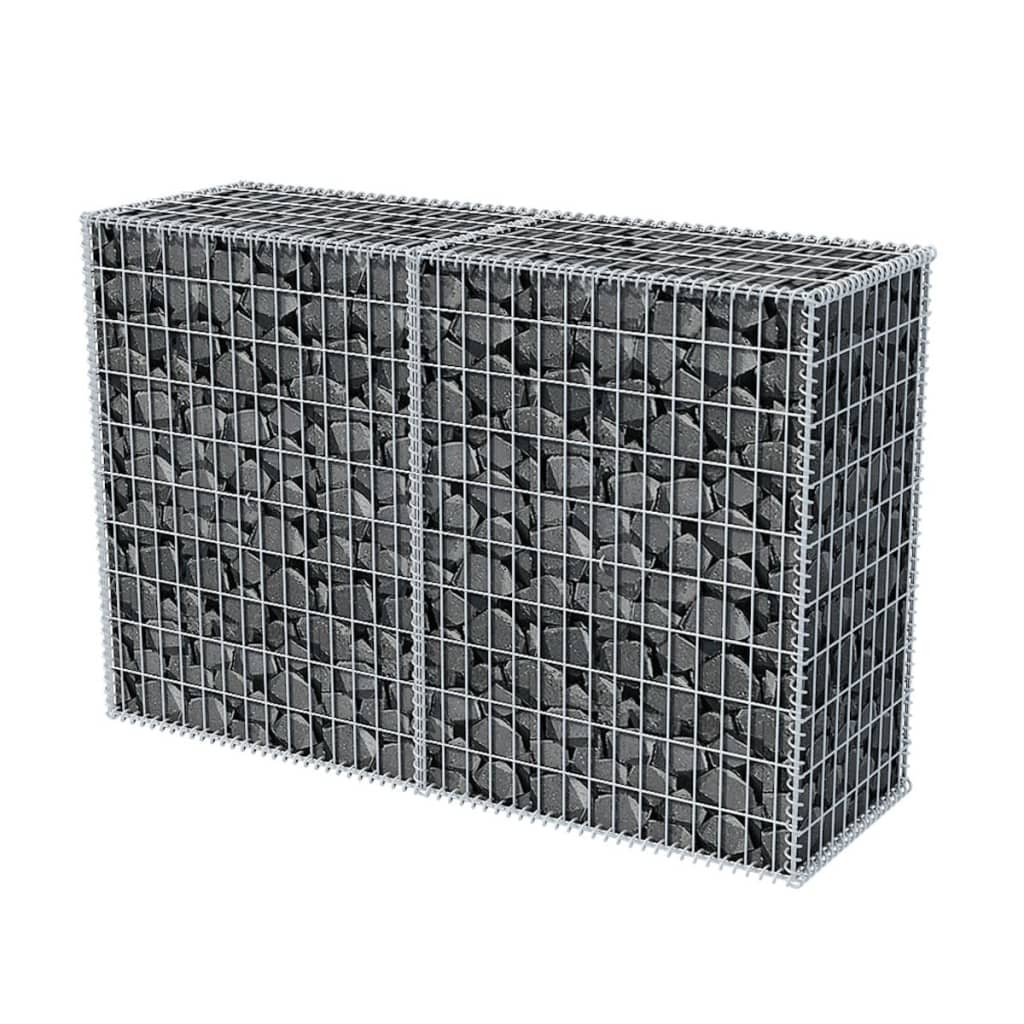Gabion mand 150x50x100 cm gegalvaniseerd staal 150 x 50 x 100 cm