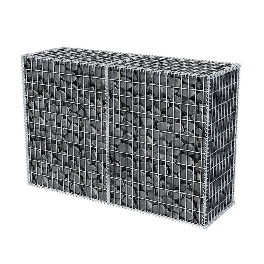 Gabion mand 150x50x100 cm gegalvaniseerd staal 150 x 50 x 100 cm