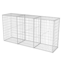 Gabion mand 200x50x100 cm gegalvaniseerd staal 200 x 50 x 100 cm